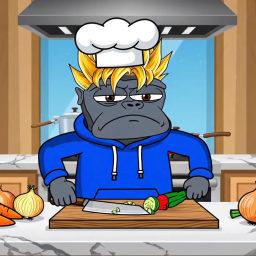 Community APED animation - cooking-show style