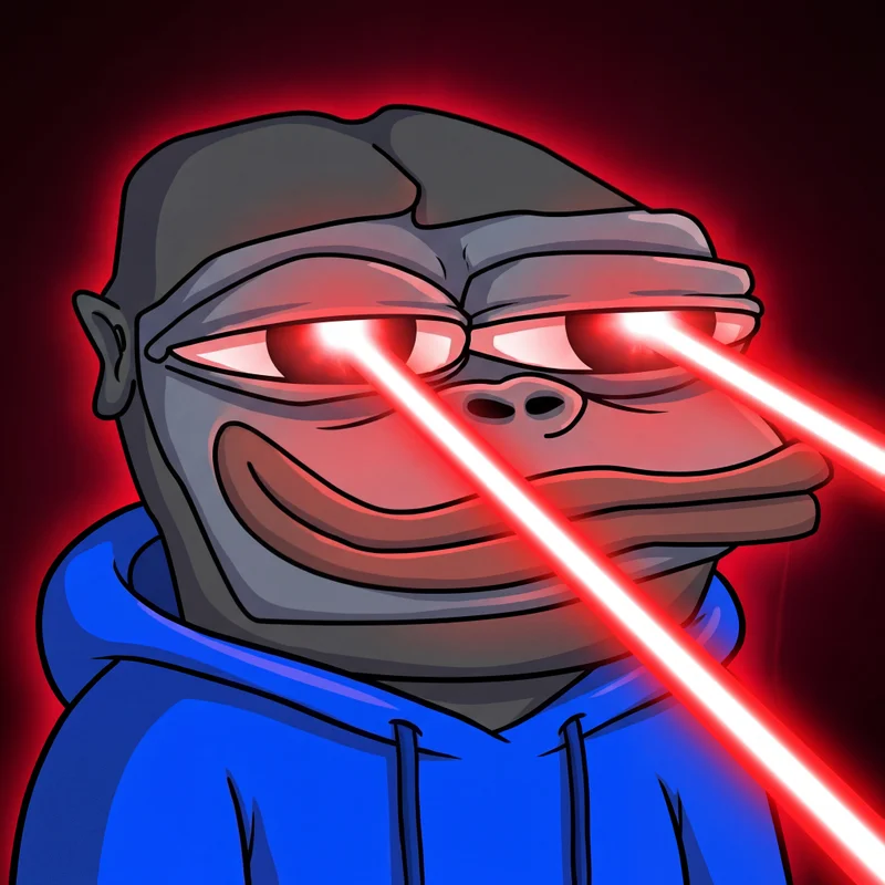 Laser Eyes APED PFP example
